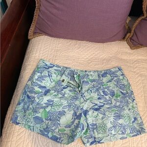Women’s Vineyard Vines Blue and Green Bermuda Shorts